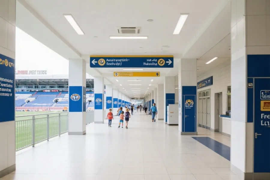 加拿大 · 内陆城市（示例） 场馆示意图